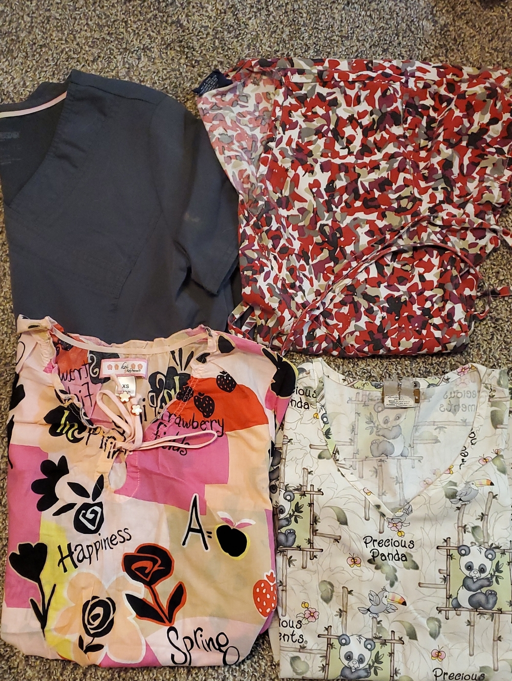 Mixed Women’s Scrub Tops - Multicolor Prints